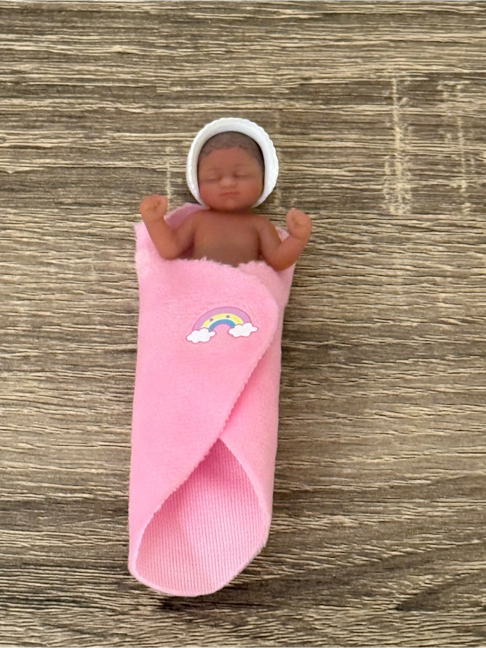Zuru My Mini Baby Series 1 with Hat and Pink Swaddle Blanket